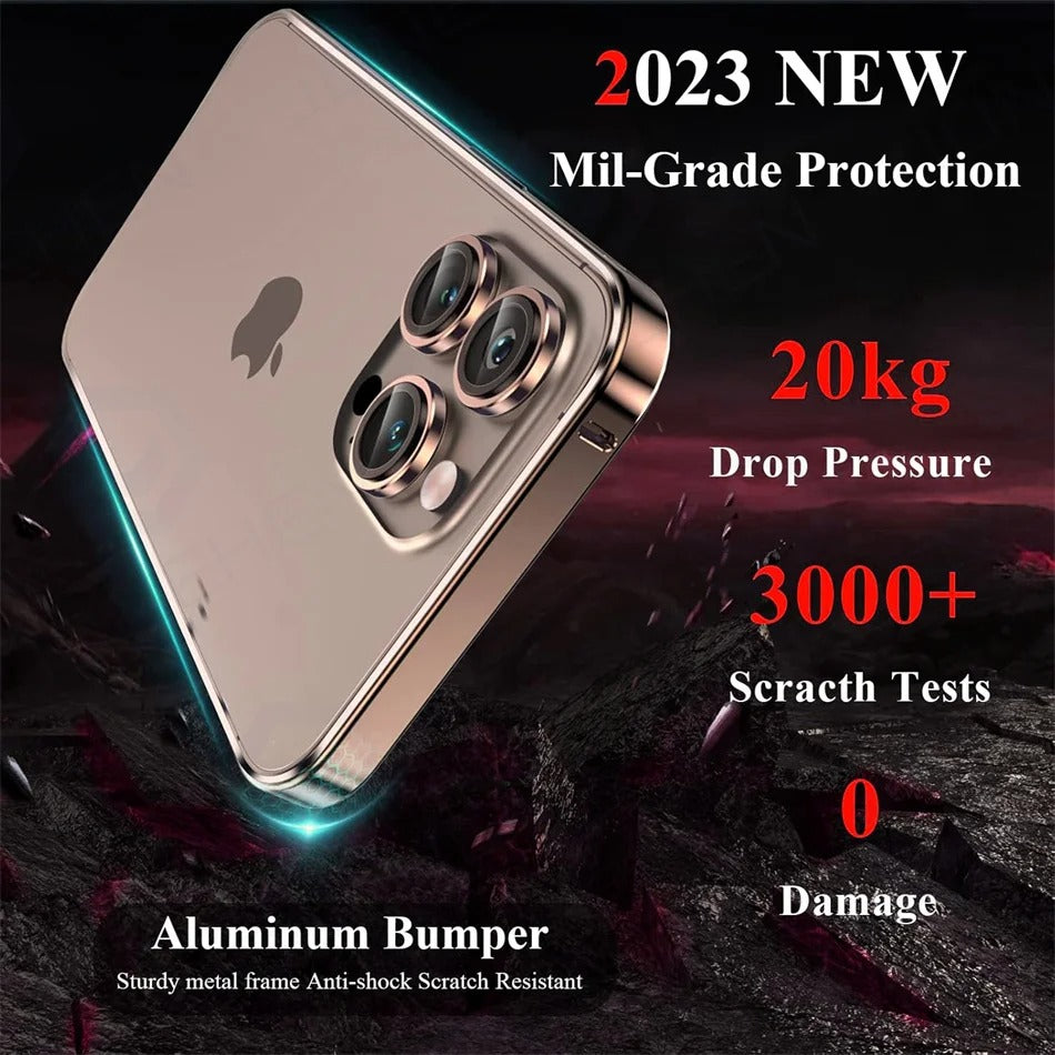 Light Aluminum Metal Bumper Case for iPhone