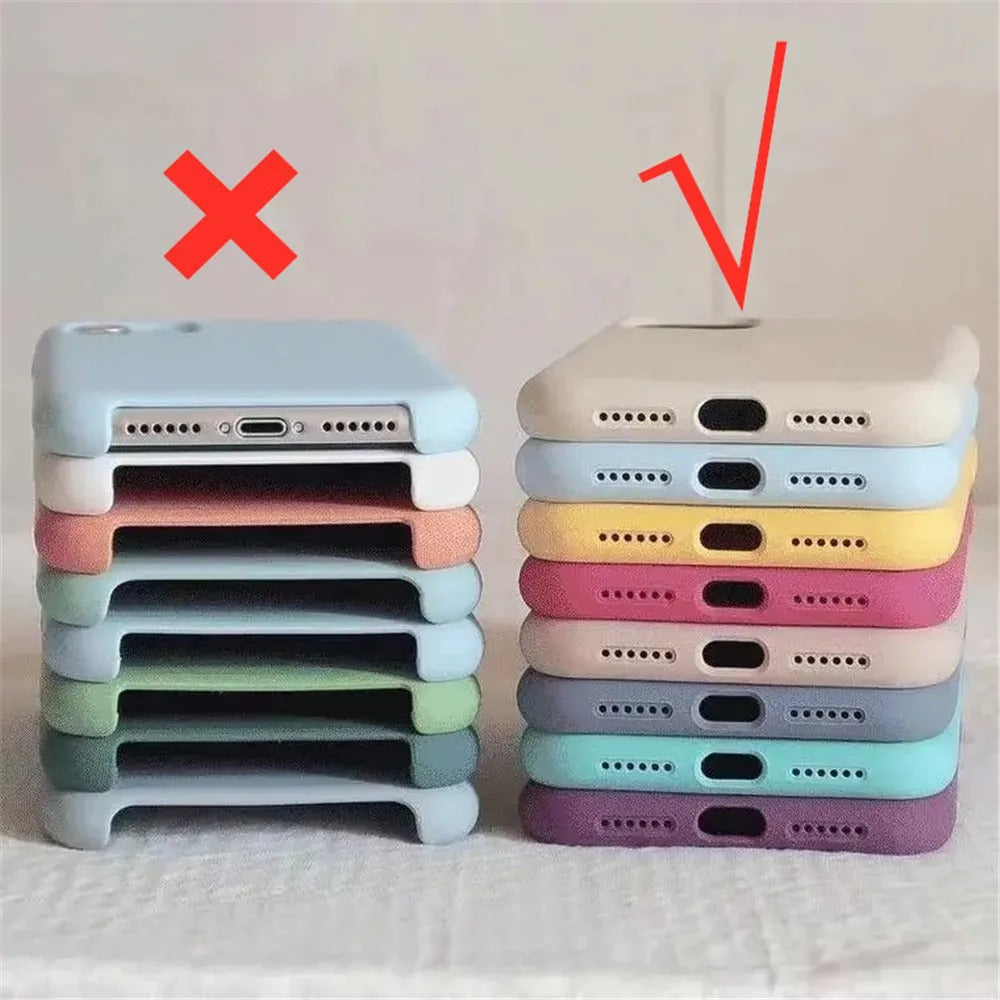 Silicone Case For Apple iPhone